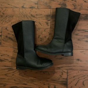 Old Navy Girls Black Tall Boots - Size 1